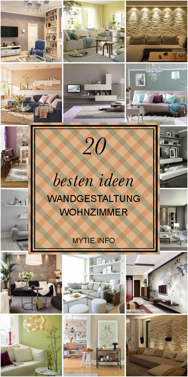 20 Besten Ideen Wandgestaltung Wohnzimmer